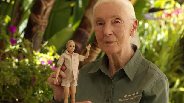 Jane Goodall-Barbie: Das berühmte Püppchen ist jetzt Affenforscherin
