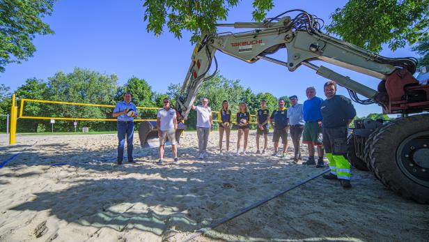 Beachvolleyball-Anlage in St. Pölten erweitert