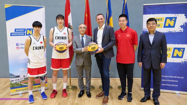 Chinesische Basketballer für 80 Tage im Sportzentrum Niederösterreich