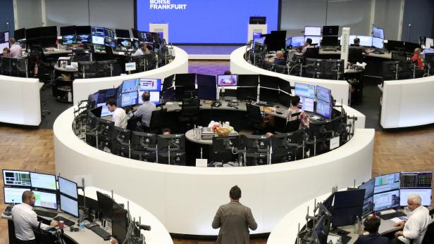 German share price index DAX graph is pictured at the stock exchange in Frankfurt