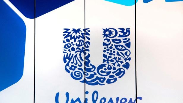 FILE PHOTO: The logo of Unilever is seen at the headquarters in Rotterdam