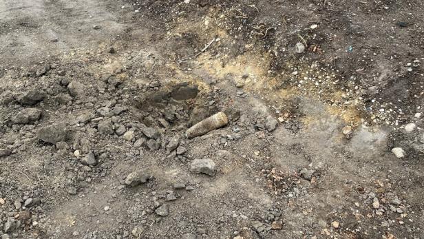Sprenggranate deutscher Herkunft in Wien-Donaustadt gefunden