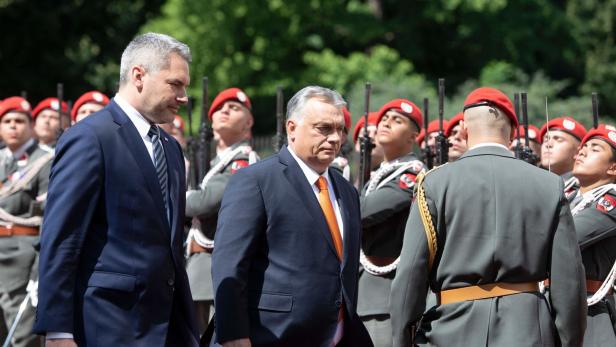 Orbán bei Nehammer: Viel Freundschaft und ein paar Streitpunkte