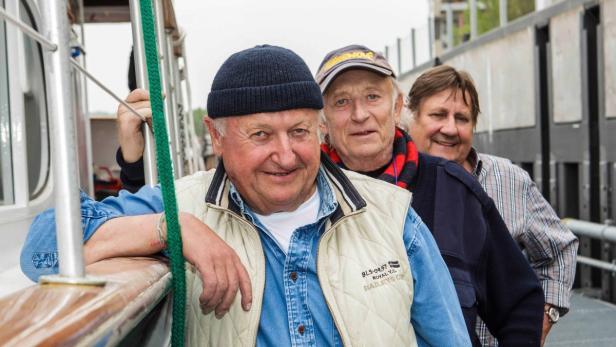 Die Unalten &quot;Eine Reise mit Menschen, denen ihr Alter egal ist, weil es darum geht, Träume zu verwirklichen.&quot; Foto: ServusTV 30.04.2013 Rudolf Klingohr, Hans Abel, Willi Neuner,