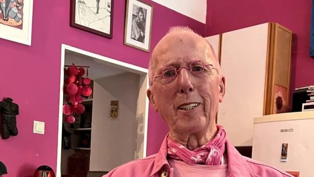 Ein Kunstuniversum in Pink: Der Exzentriker und Galerist Nick Treadwell