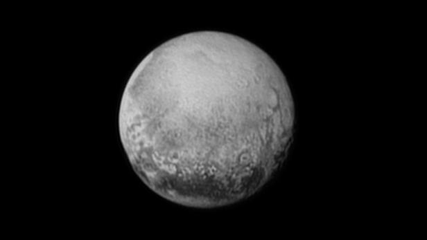 Pluto - aufgenommen von der Sonde &quot;New Horizons&quot; 2015.