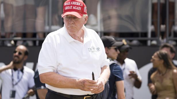 LIV Golf Bedminster Invitational Golf Donald Trump