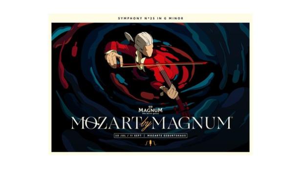 MOZART by MAGNUM: Hommage von Klassiker an Klassiker / Key Visual Mozart by Magnum - quer.