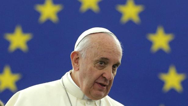 Papst Franziskus: Grundsatzrede im EU-Parlament.