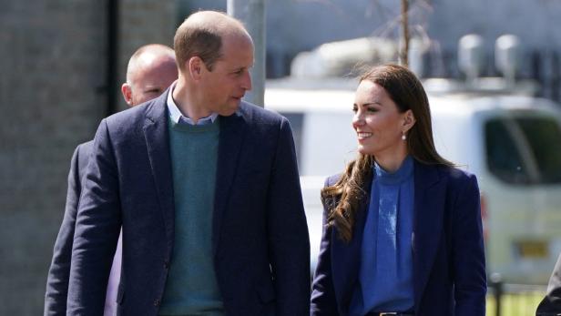Britain's Prince William and Catherine, Duchess of Cambridge visit the Wheatley Group in Glasgow