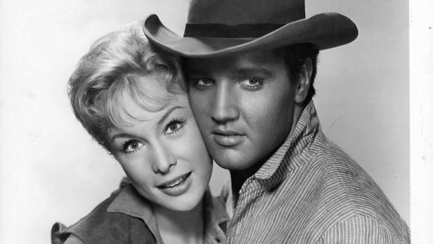 Barbara Eden und Elvis Presley