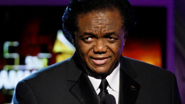 FILE PHOTO: Segment host Lamont Dozier speaks at the 51st annual Grammy Awards in Los Angeles