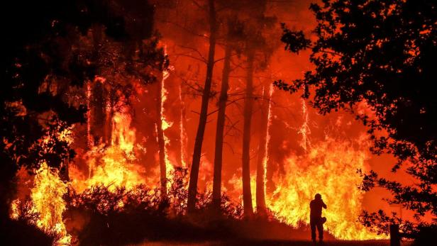 Seit Wochen wüten im Südwesten Frankreichs gewaltige Waldbrände