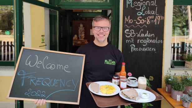 St. Pöltner bietet regionales Frühstück für Frequency-Besucher