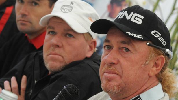Harrington, Daly und Jimenez in Atzenbrugg (v.l.)