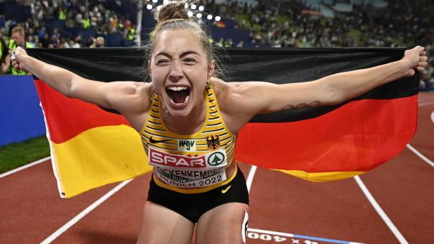 Gold mit Schmerzen: 100-Meter-Europameisterin musste ins Spital