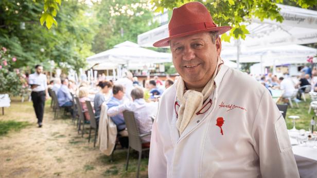 Harald Brunner bei einer Freizeitveranstaltung im Park.