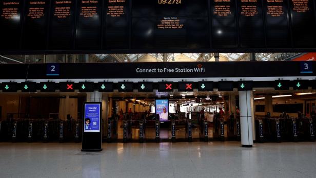 Erneut Streiks: Nur jeder fünfte Zug in Großbritannien fährt