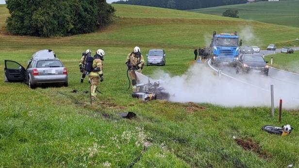 Motorradfahrer in Salzburg frontal von Auto gerammt und getötet