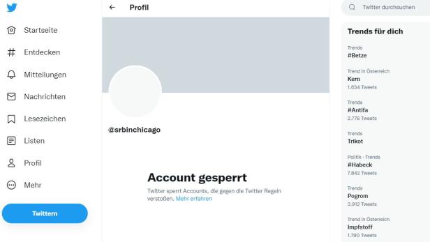 Aufregung in Serbien: Twitter blockierte Profile von acht Botschaften