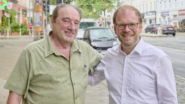 Gerhard Zatlokal (li.) legt sein Amt aus verschiedenen Gründen mit Jahresende zurück, Dietmar Baurecht folgt ihm als Bezirksvorsteher nach