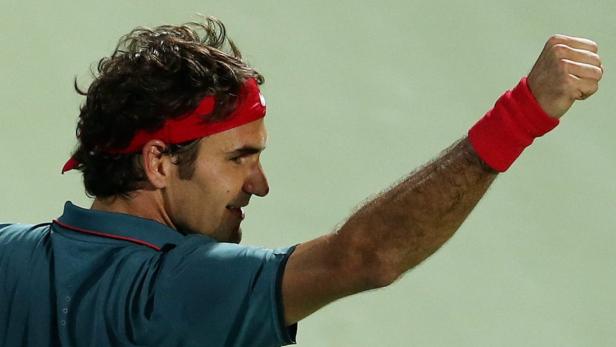 UAE TENNIS DUBAI CHAMPIONSHIPS Roger Federer kann's noch immer.