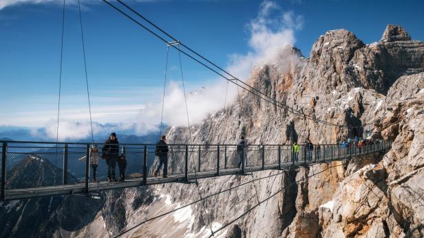 Dachstein mit Hängebrücke