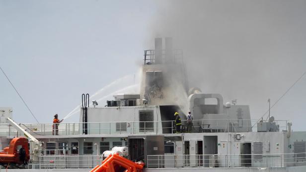 Fire breaks out on the MV Holiday Island ferry off Prince Edward Island