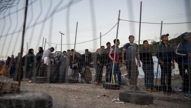 Flüchtlinge an der türkisch-griechischen Grenze