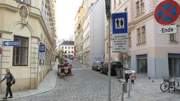 Keine Ruhe in der Fußgängerzone