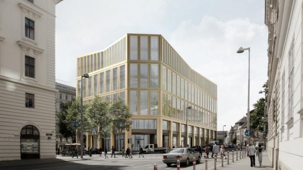 Der von Harry Glück als Glaswürfel konzipierte Bürozweckbau an der Zweierlinie, Ecke Josefstädter Straße, wird ab Anfang 2015 abgerissen.