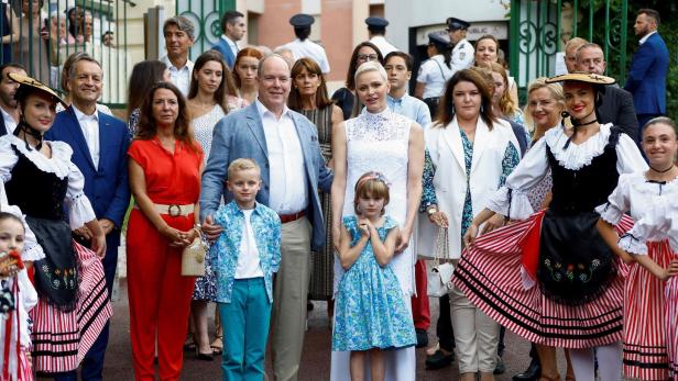 Die monegassische Fürstenfamilie