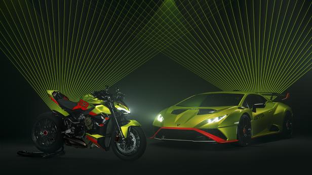 Eine Ducati wie ein Supersportwagen von Lamborghini