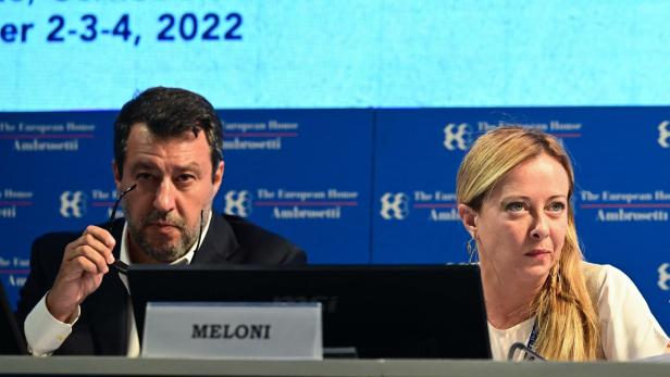 Rechtsbündnis: Salvini und Meloni schon vor Wahl im Clinch