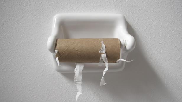 no toilet paper
