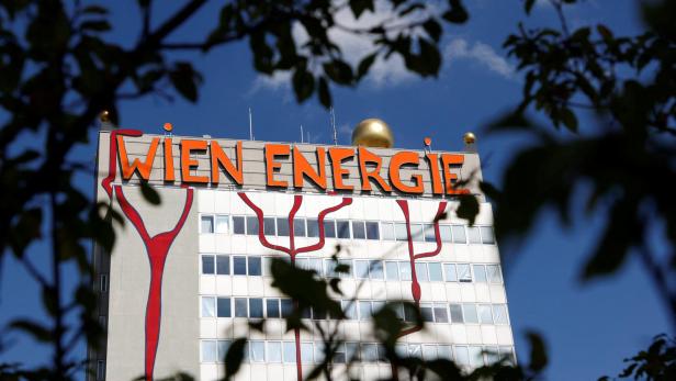 A view shows Wien Energie office building in Vienna