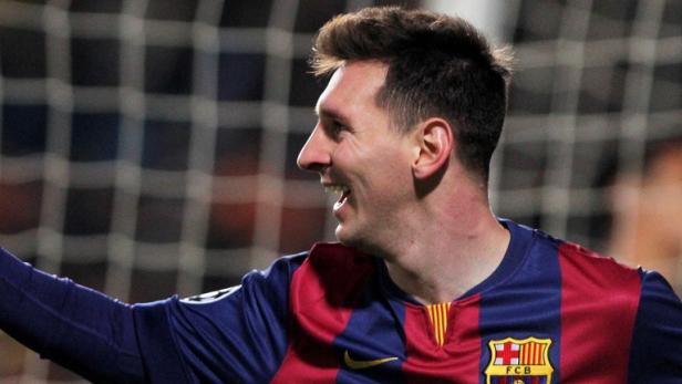 Messi schraubte seine Torausbeute in de Königsklasse auf 74 Treffer.