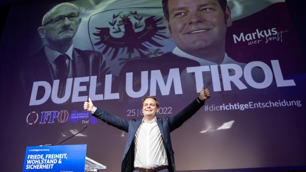 Tirol-Wahl: FPÖ mit breiter Brust nach rechts