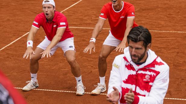 TENNIS: DAVIS CUP/PLAY-OFF: ÖSTERREICH-PAKISTAN - MIEDLER/ERLER/MELZER