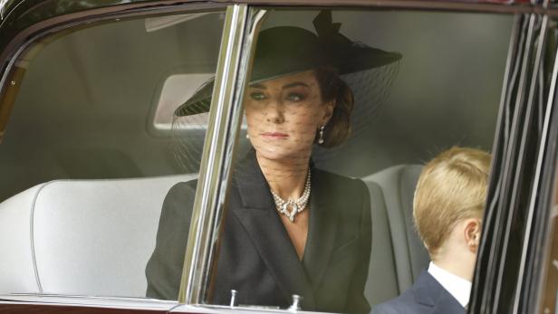 The Funeral of Queen Elizabeth II in London Prinzessin Kate