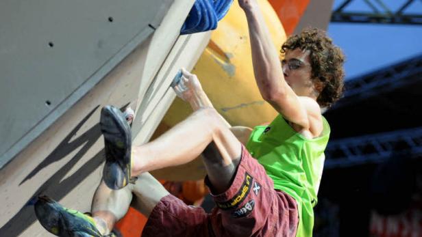 Kletterakrobatik auf dem Hauptplatz