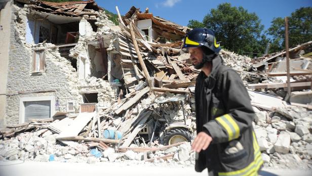 Auch in Pescara del Tronto sind die Zerstörungen enorm