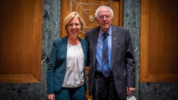 Gewessler: Treffen mit Bernie Sanders zu sozial gerechtem Klimaschutz