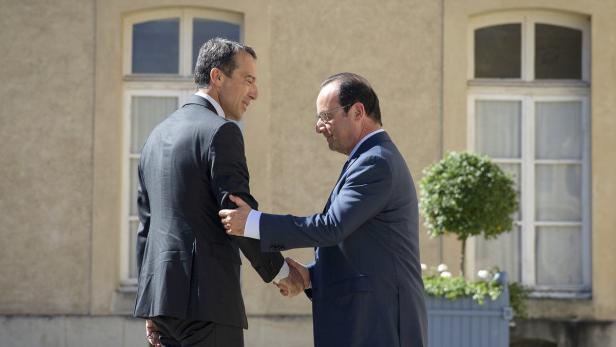 Bundeskanzler Christian Kern und Staatspräsident Francois Hollande