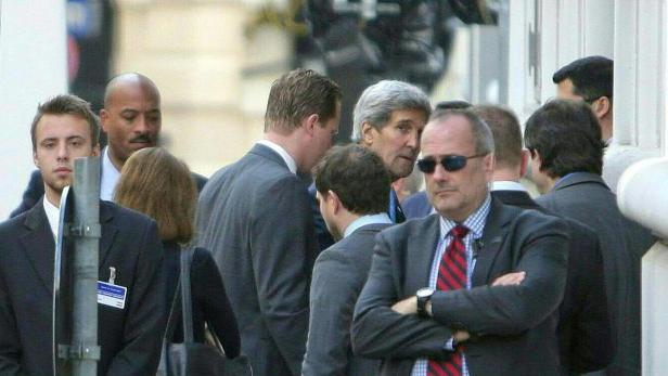 Atomgespräche: US-Außenminister Kerry in Wien