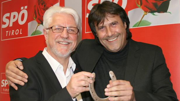 Gerhard Reheis und der designierte Parteichef der SPÖ Tirol, Ingo Mayr.