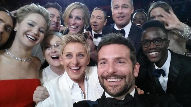 Oscar-Selfie bricht alle Twitter-Rekorde