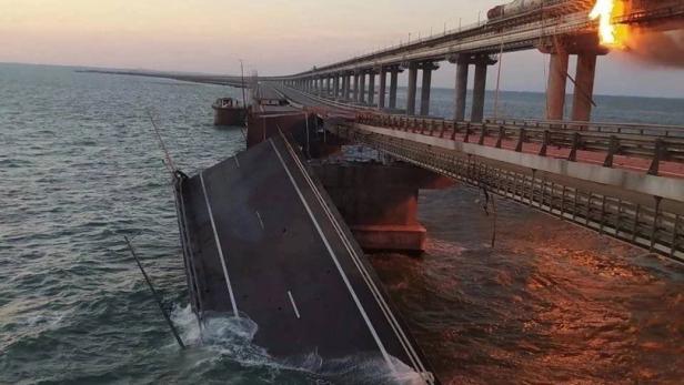 Drei Tote nach Explosion auf Krim-Brücke: Putin ordnet verstärkte Kontrollen an