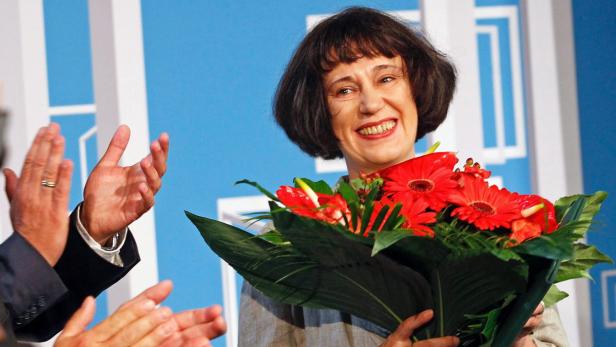 Olga Martynova 2012 als Siegerin in Klagenfurt