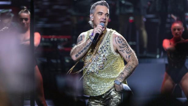 Tourstart von Robbie Williams: Hitfeuerwerk mit humorvollem Rückblick